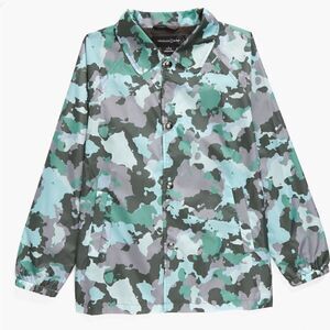 🆕‎ big kid Treasure & Bond Coach’s Rain Jacket size 10-12 BIN H